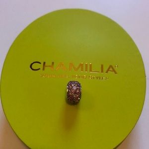 Chamilia pink jeweled Swarovski charm